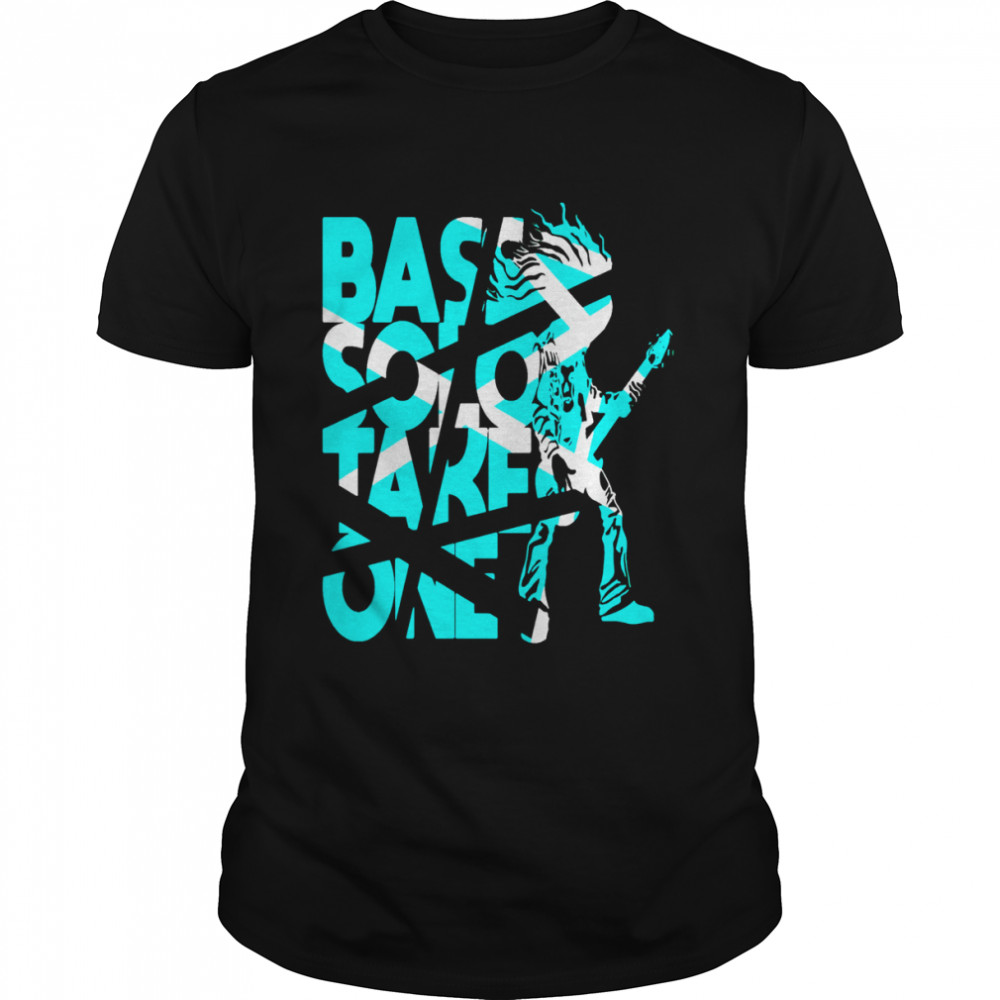Bass Solo Take One Van Halen Pattern shirt
