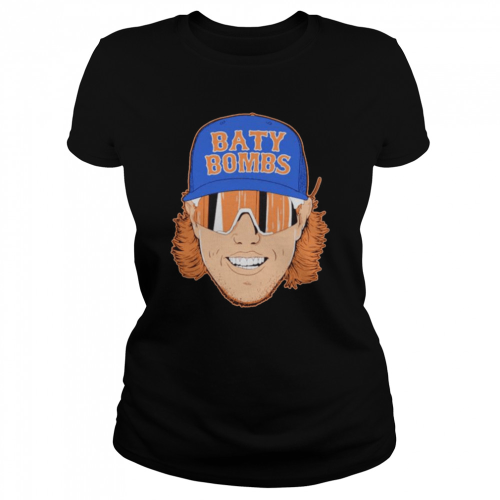 Baty Bombs Brett Baty New York Mets shirt Classic Women's T-shirt