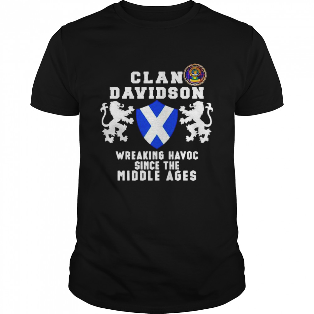 Clan Davidson wreaking havoc since the middle ages shirt Classic Men's T-shirt