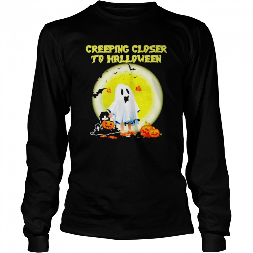 Creeping closer to Halloween shirt Long Sleeved T-shirt