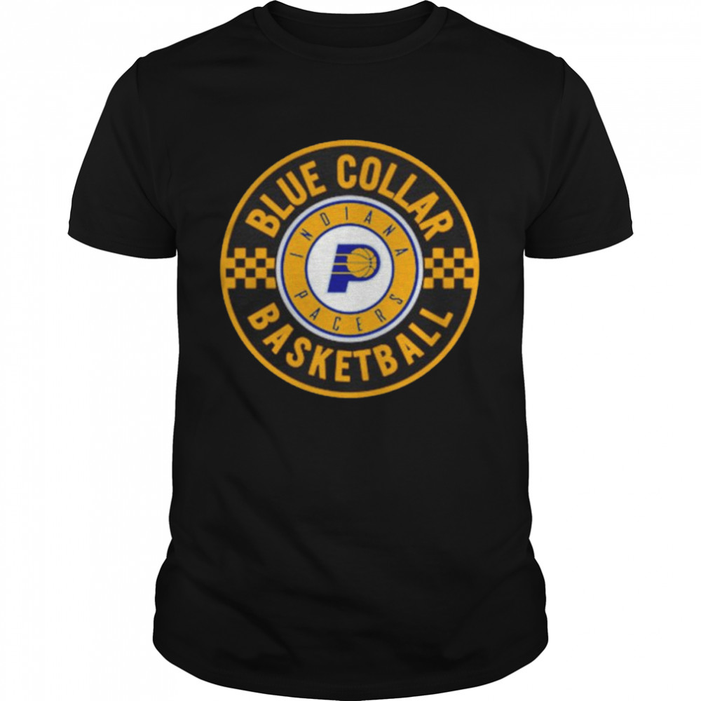 Indiana Pacers Basketball Blue Collar shirt