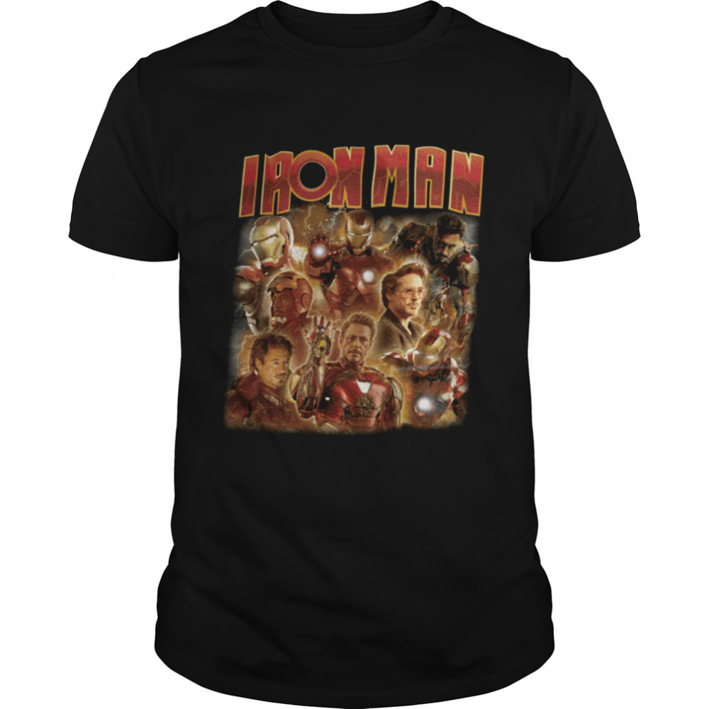 Iron Man Marvel Superhero Graphic shirt Classic Men's T-shirt