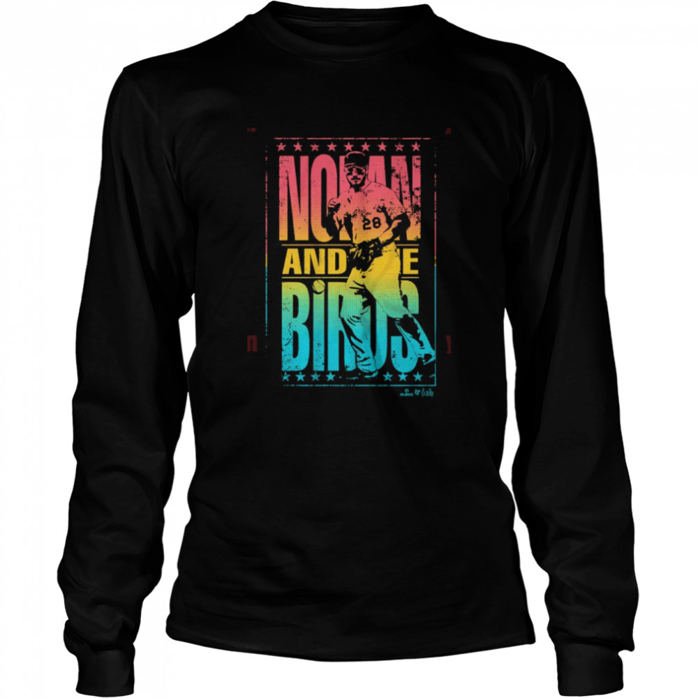 Nolan Arenado and the Birds St Louis Cardinals Long Sleeved T-shirt
