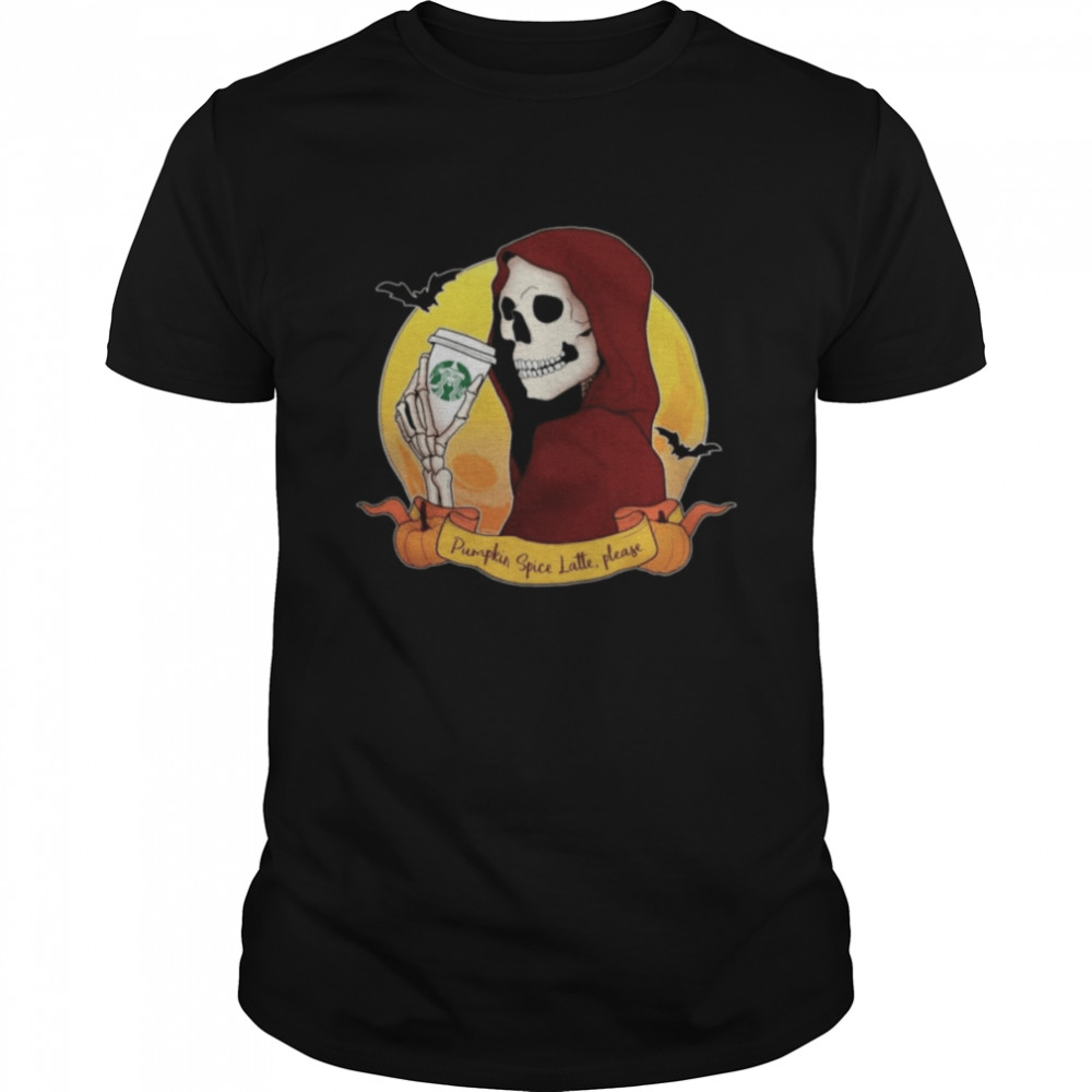 Pumpkin Spice Grim Reaper T-Shirt