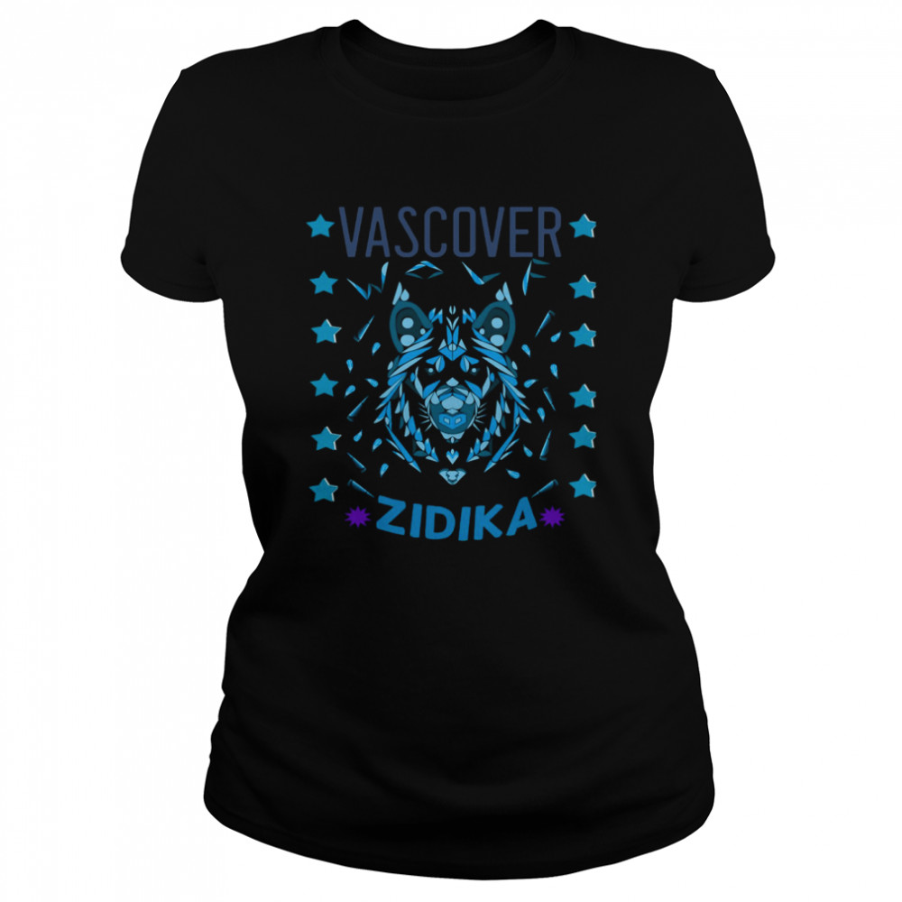 Vascover Zidika Wolf shirt Classic Women's T-shirt
