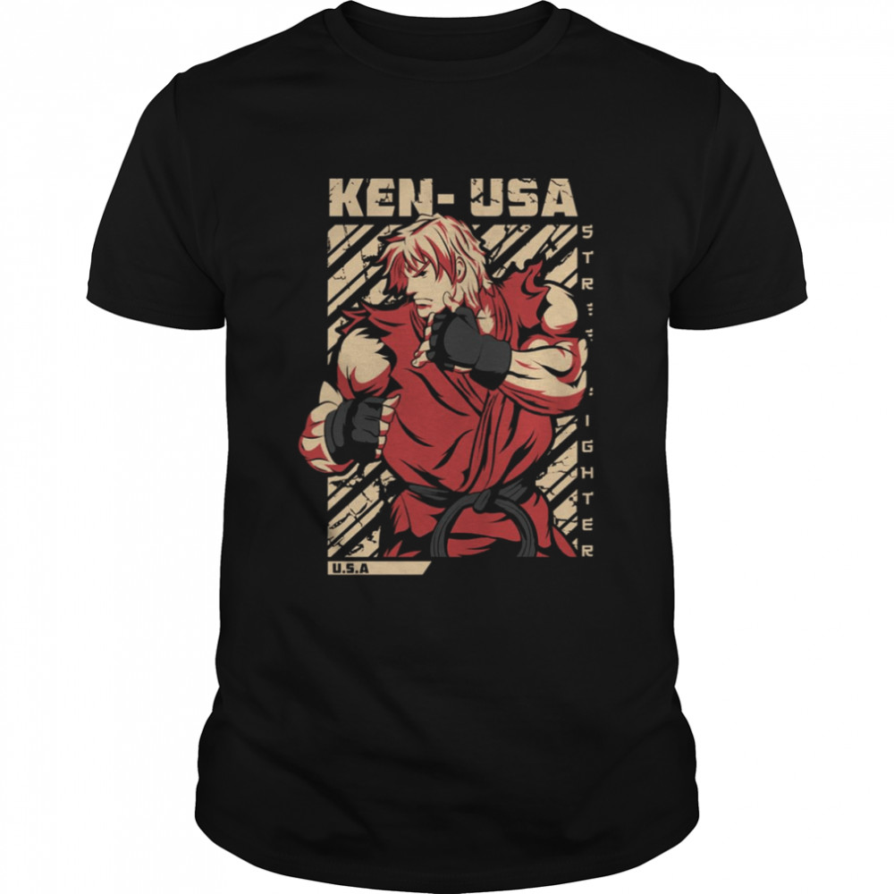 Vintage Ken Masters Street Fighter shirt