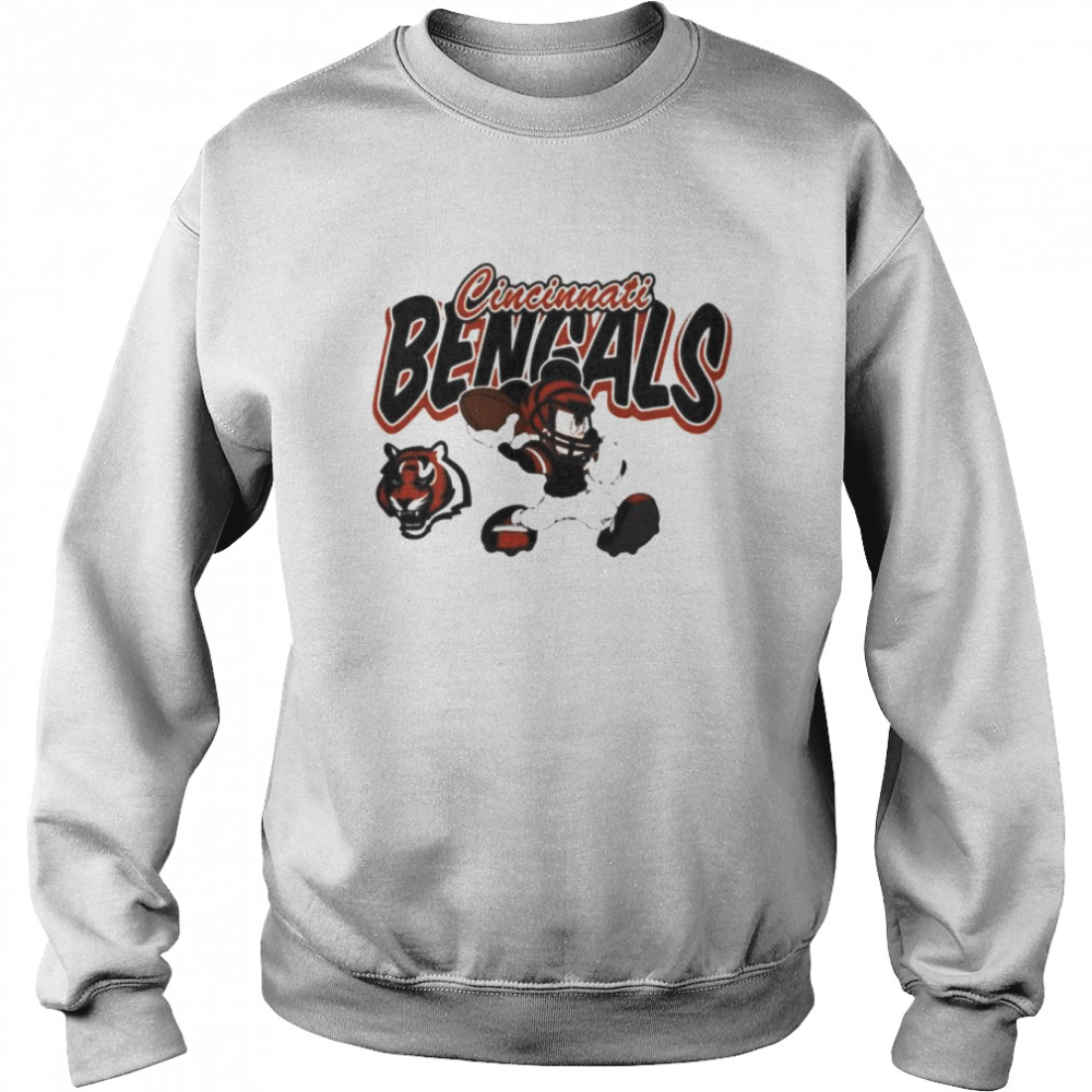 Cincinnati Bengals NFL Football Mickey Rock Hand Disney T Shirt - Banantees