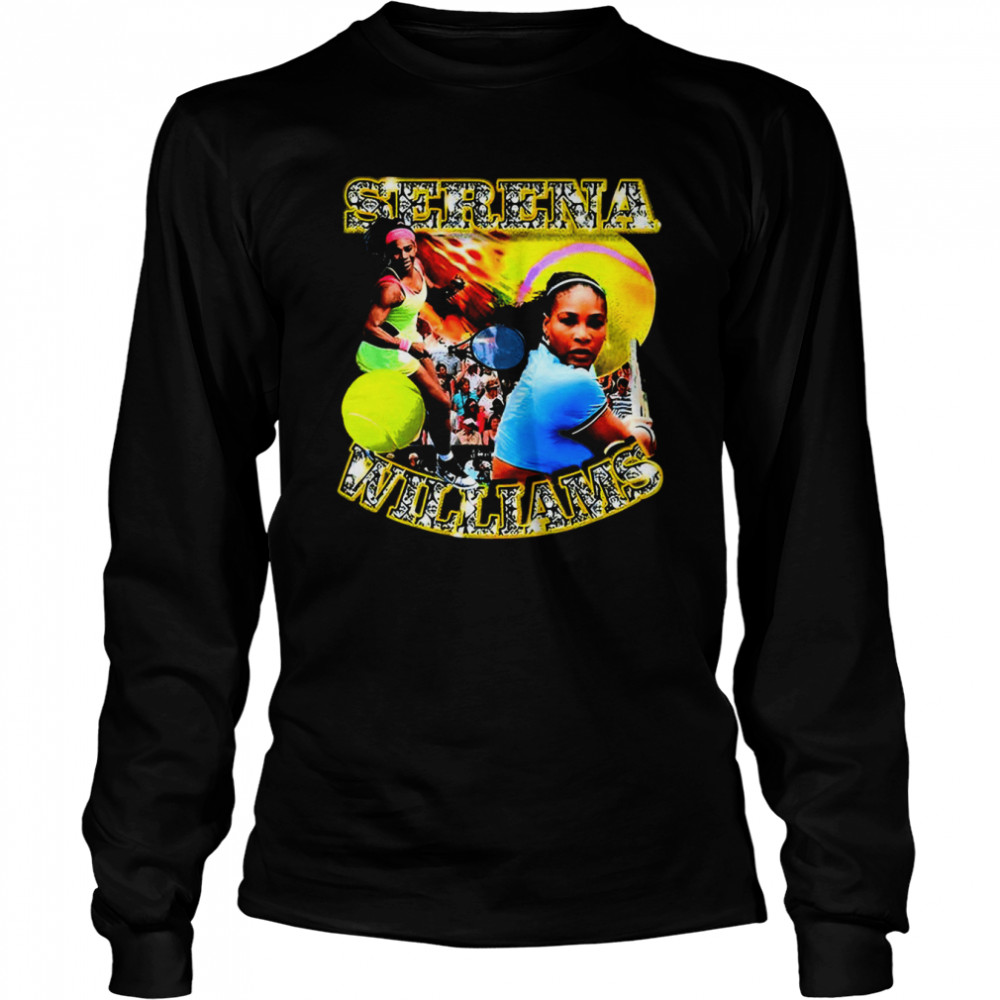 90s Vintage Serena Williams shirt 2 90s Vintage Serena Williams shirt Long Sleeved T-shirt