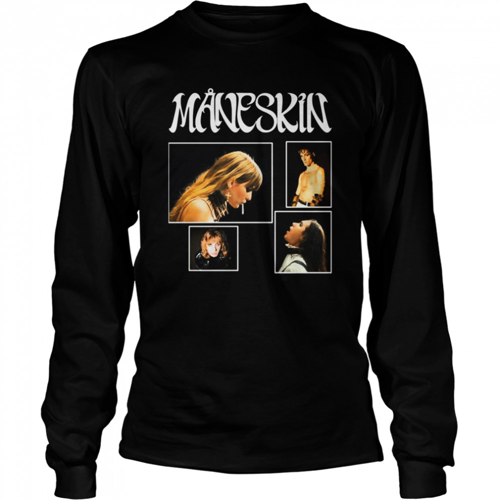 All Four Members Of Maneskin Gift For Fan shirt Long Sleeved T-shirt