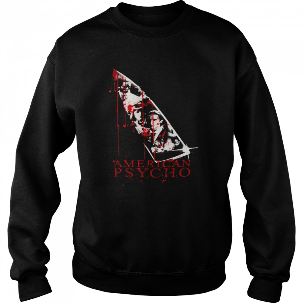 American Psycho Knife Movie Poster Black Halloween shirt Unisex Sweatshirt