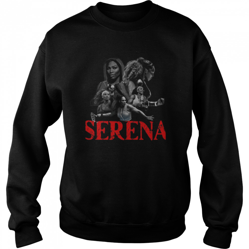 American Serena Williams Tennis Player Vintage shirt 3 American Serena Williams Tennis Player Vintage shirt Unisex Sweatshirt