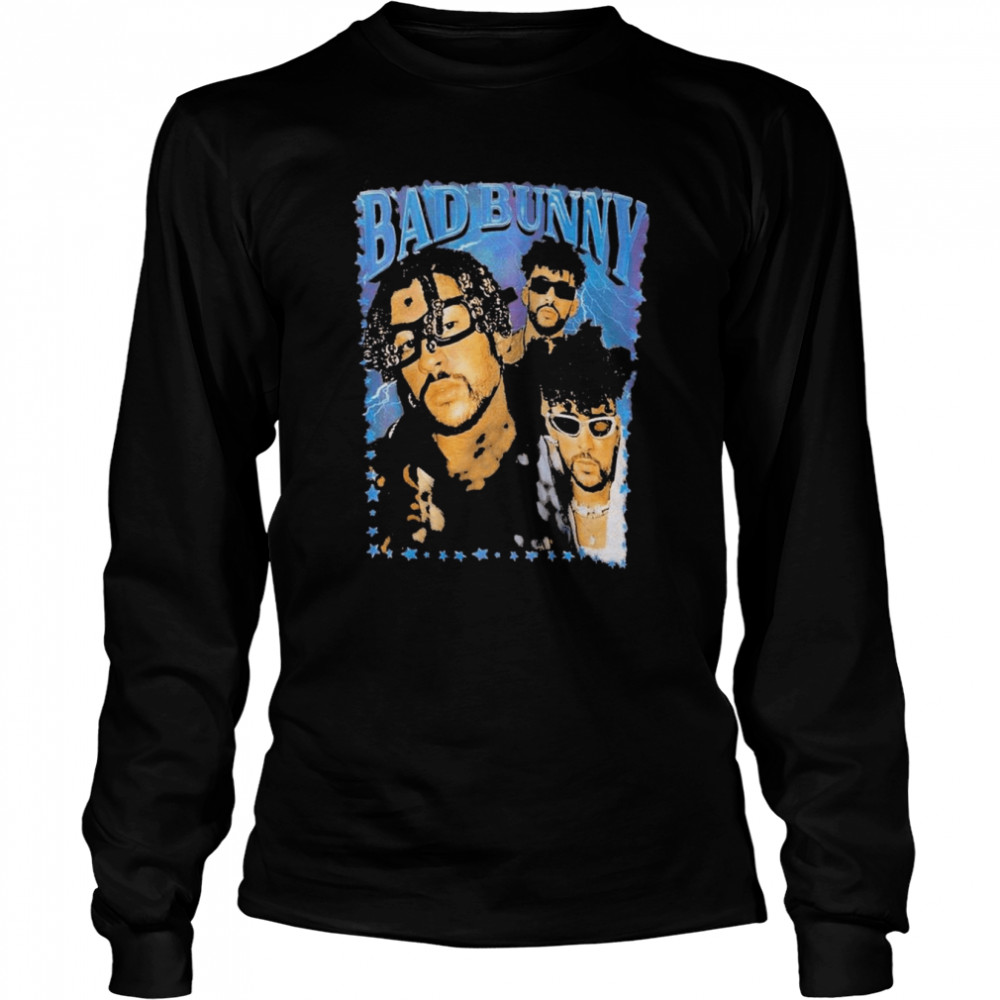 Bad Bunny Vintage Shirt 2 Bad Bunny Vintage Long Sleeved T-shirt