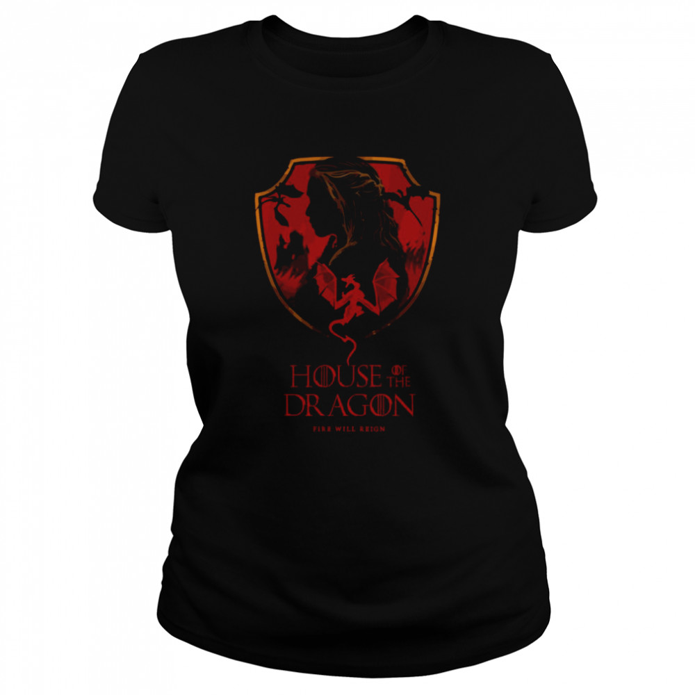 Fire Will Reign House Of The Dragon Vintage shirt Classic Women's T-shirt