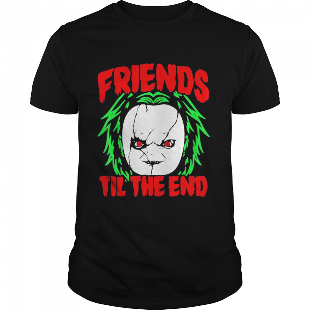 Friends Till The End Lazy Halloween Costume Horror Movie T- Classic Men's T-shirt