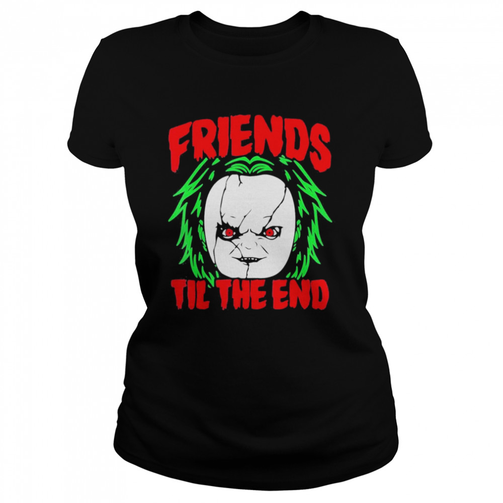 Friends Till The End Lazy Halloween Costume Horror Movie T-Shirt 1 Friends Till The End Lazy Halloween Costume Horror Movie T- Classic Women's T-shirt