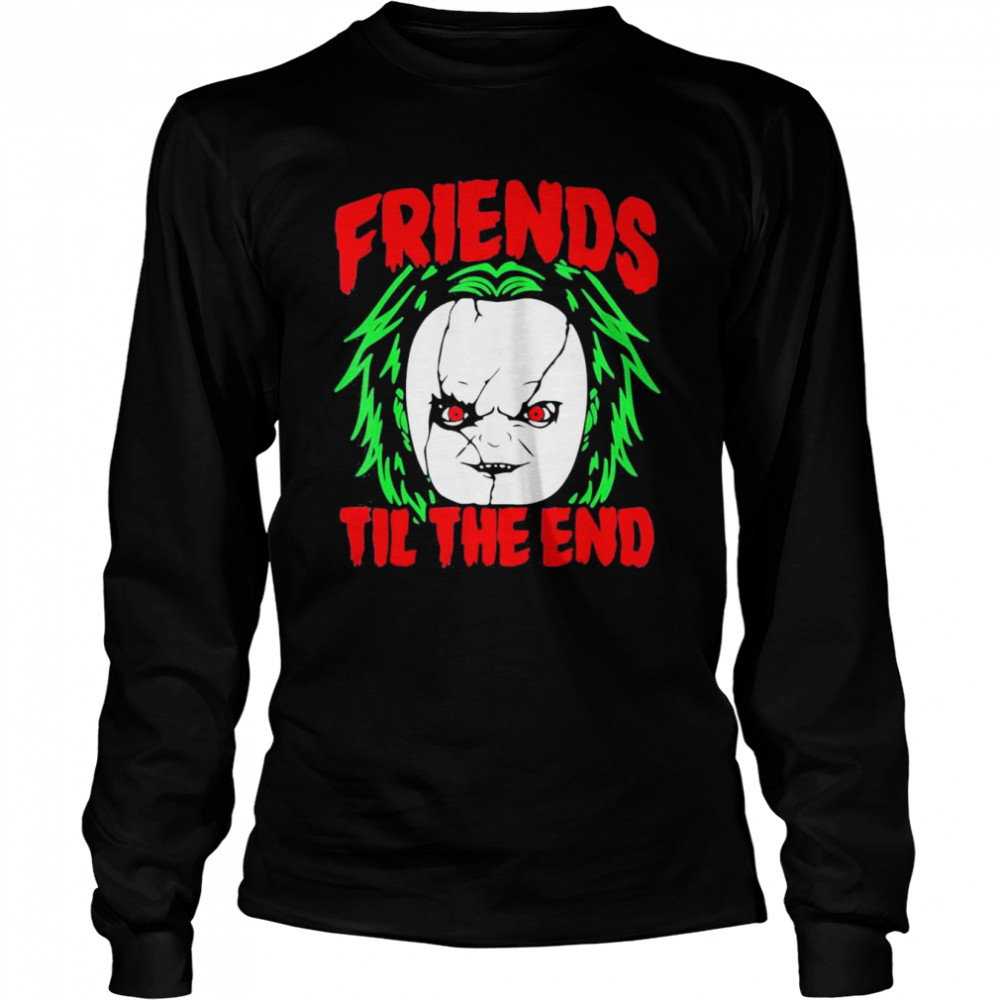 Friends Till The End Lazy Halloween Costume Horror Movie T-Shirt 2 Friends Till The End Lazy Halloween Costume Horror Movie T- Long Sleeved T-shirt
