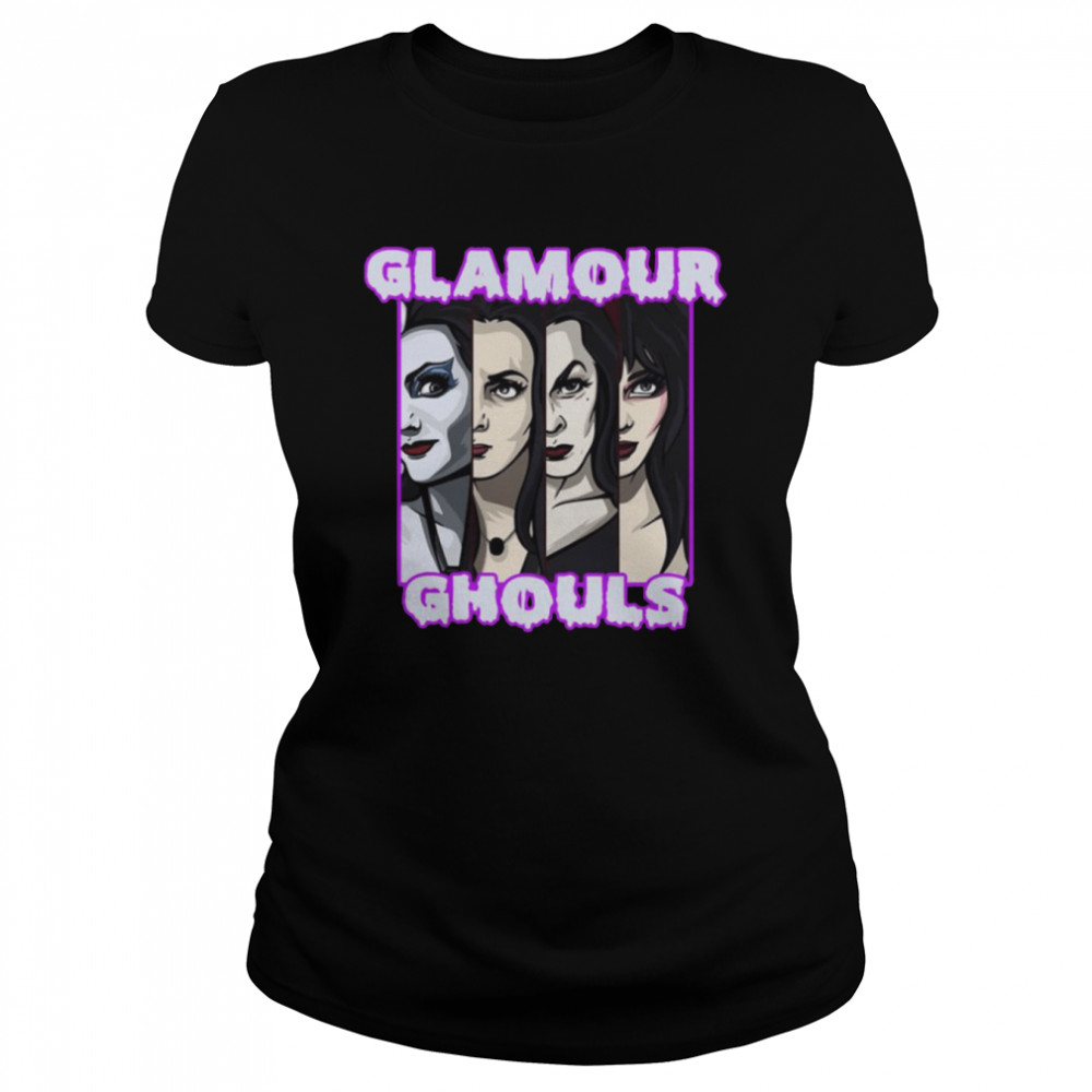 Glamour Ghouls Girl Squad Gothic Gothic Girls Goth Babes Halloween shirt Classic Women's T-shirt