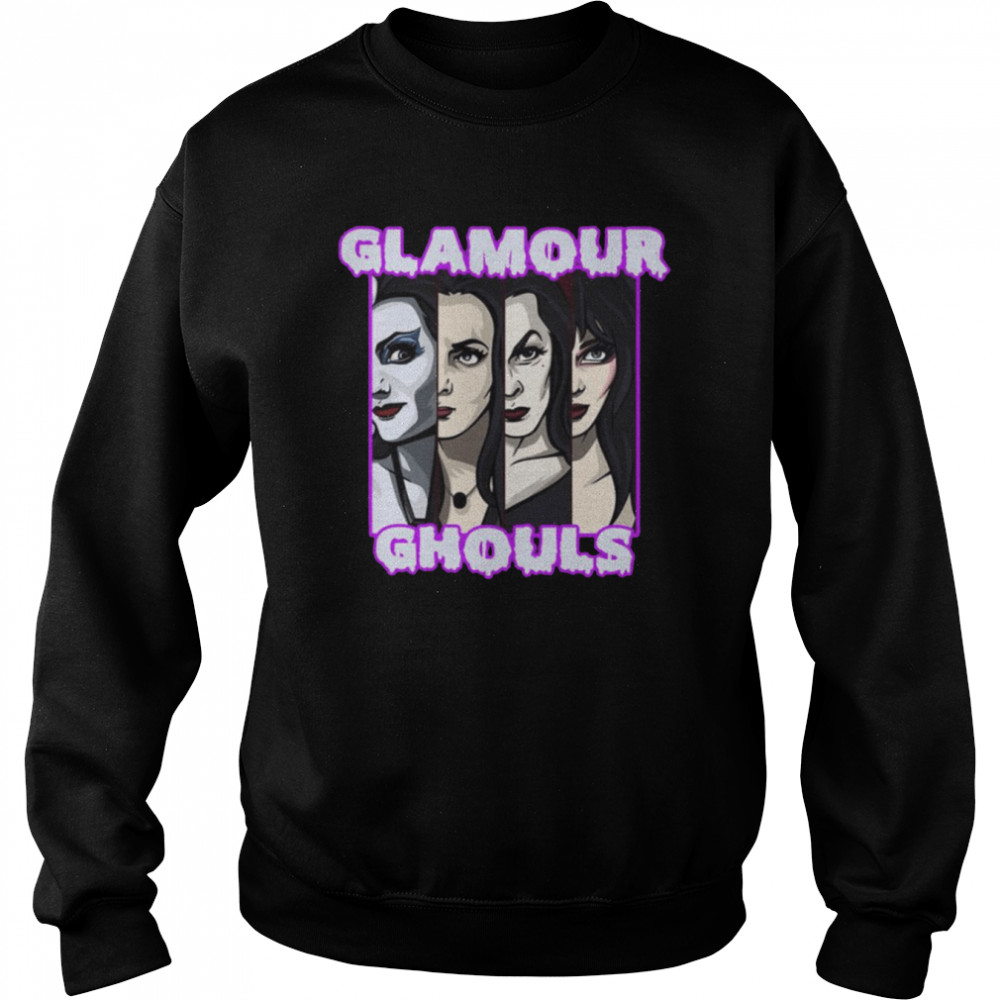 Glamour Ghouls Girl Squad Gothic Gothic Girls Goth Babes Halloween shirt Unisex Sweatshirt