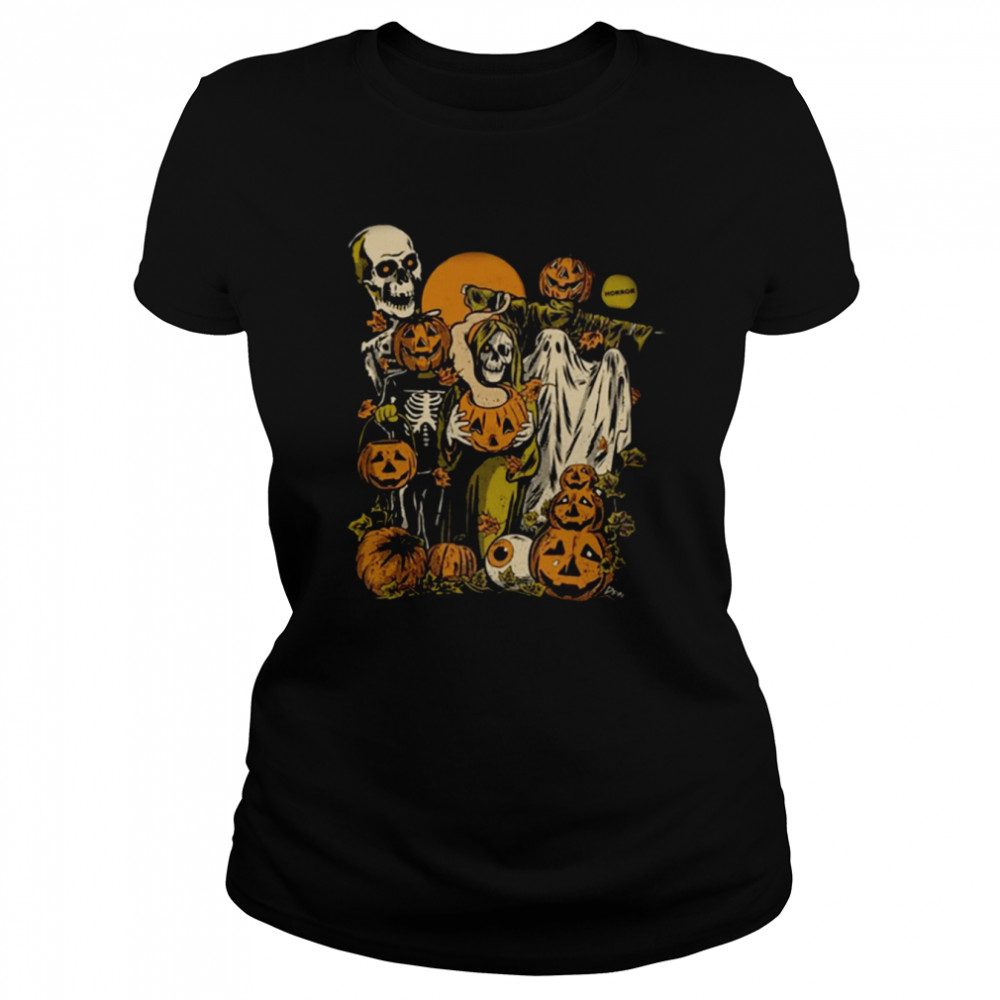 Halloween Lil Boo Horror Nights Vintage Design Horror Nights shirt 1 Halloween Lil Boo Horror Nights Vintage Design Horror Nights shirt Classic Women's T-shirt