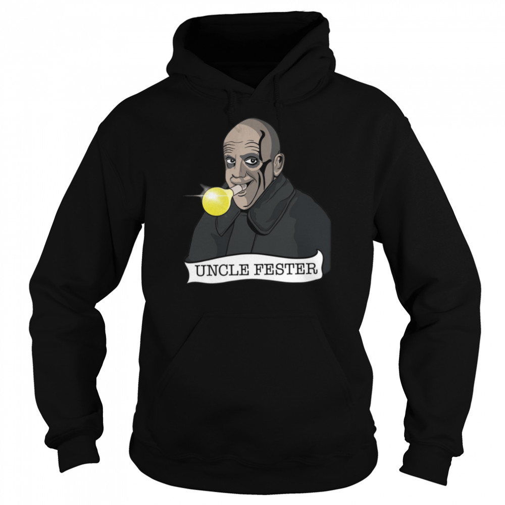 Hi I Am Uncle Fester The Addams Family shirt Unisex Hoodie