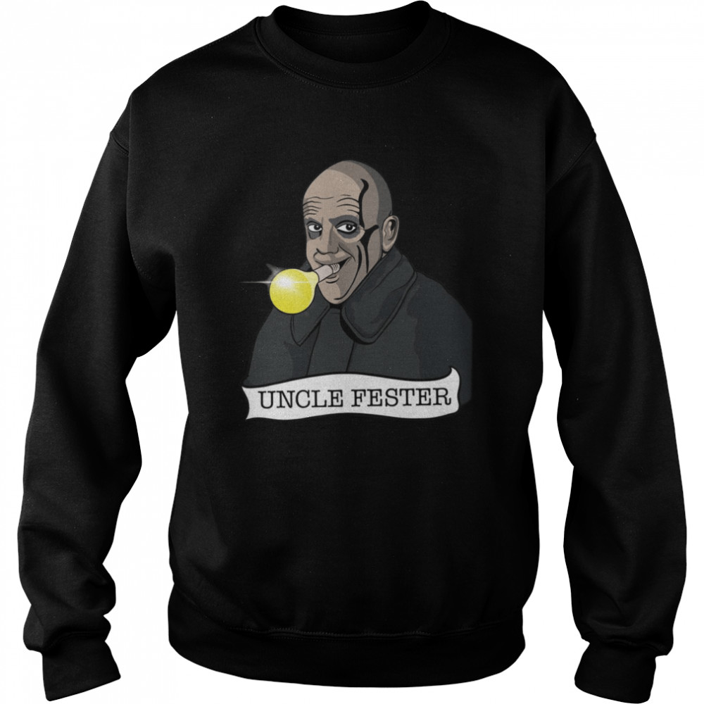 Hi I Am Uncle Fester The Addams Family shirt 5 Hi I Am Uncle Fester The Addams Family shirt Unisex Sweatshirt