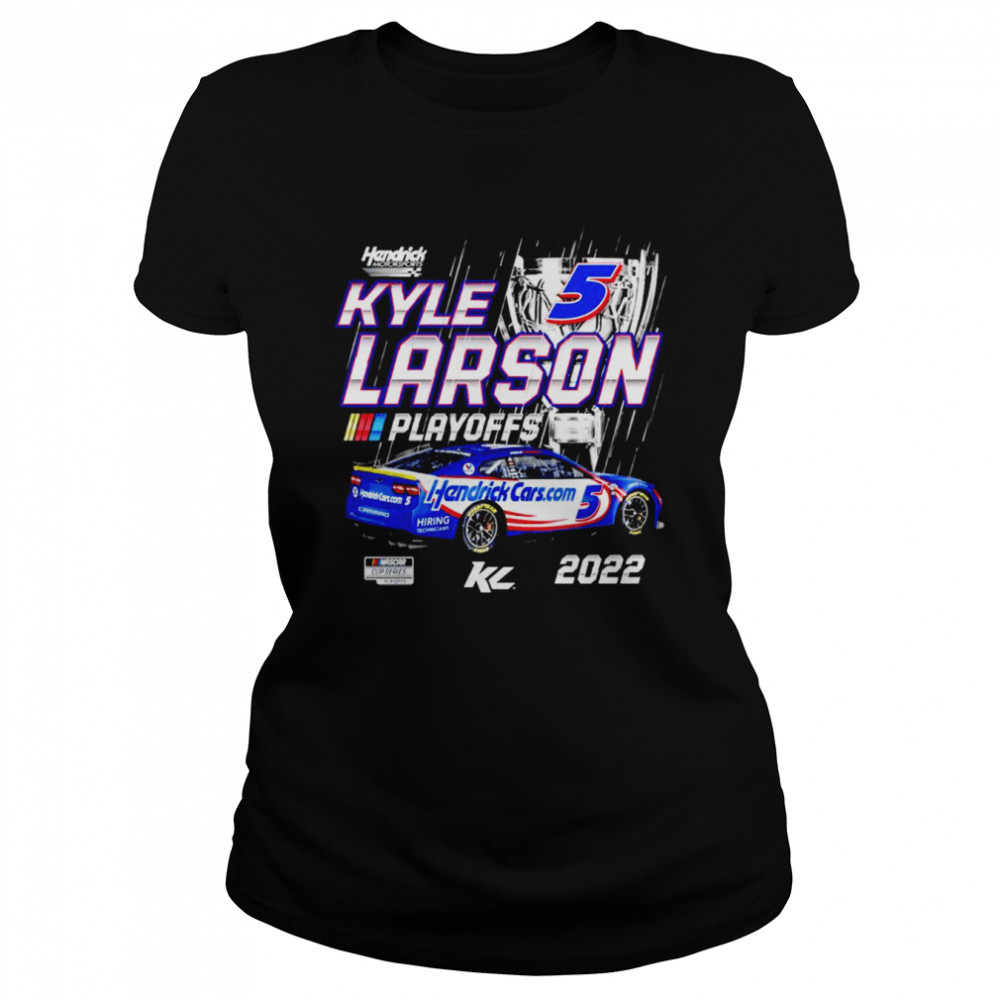 Kyle Larson Hendrick Motorsports Team Collection Black 2022 NASCAR Cup Series Playoffs T-shirt Classic Women's T-shirt