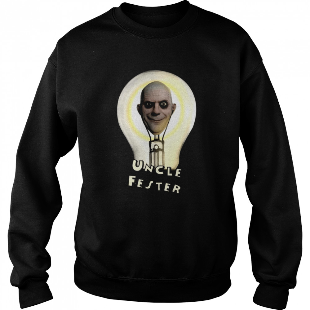 Light Bulb Addams Fester Addams Family shirt Unisex Sweatshirt