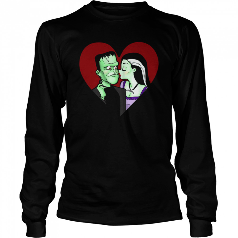 Lily & Herman Munster Halloween Love shirt Long Sleeved T-shirt