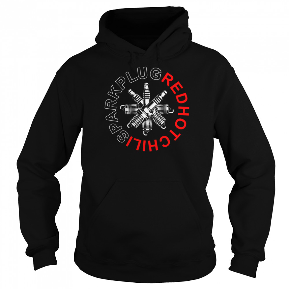 Logo Red Hot Chili Sparkplug shirt 6 Logo Red Hot Chili Sparkplug shirt Unisex Hoodie