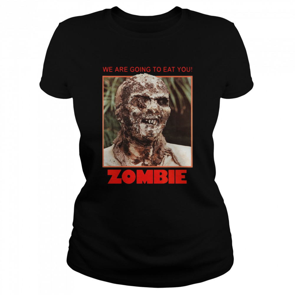 Lucio Fulcis Zombie Horror Movie shirt Classic Women's T-shirt