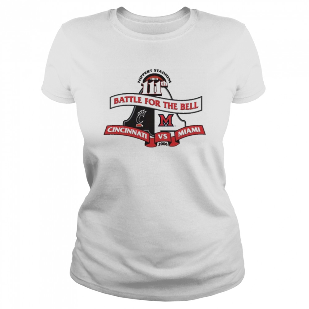 Nippert Stadium 111th Battle for the Bell Cincinnati vs Miami shirt Classic Women's T-shirt