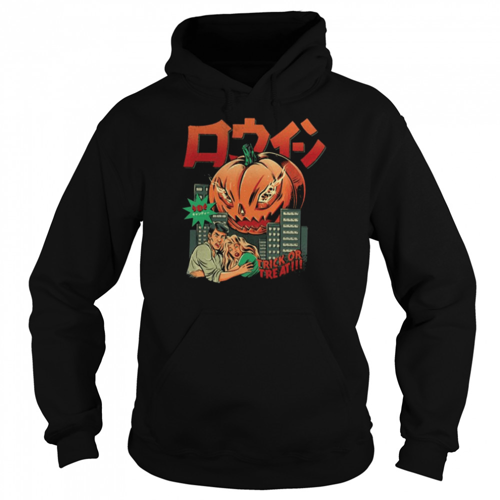 Pumpkinzilla Trick Or Treat Halloween shirt Unisex Hoodie