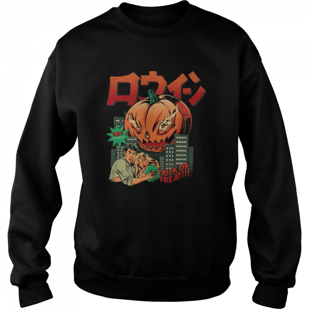Pumpkinzilla Trick Or Treat Halloween shirt Unisex Sweatshirt