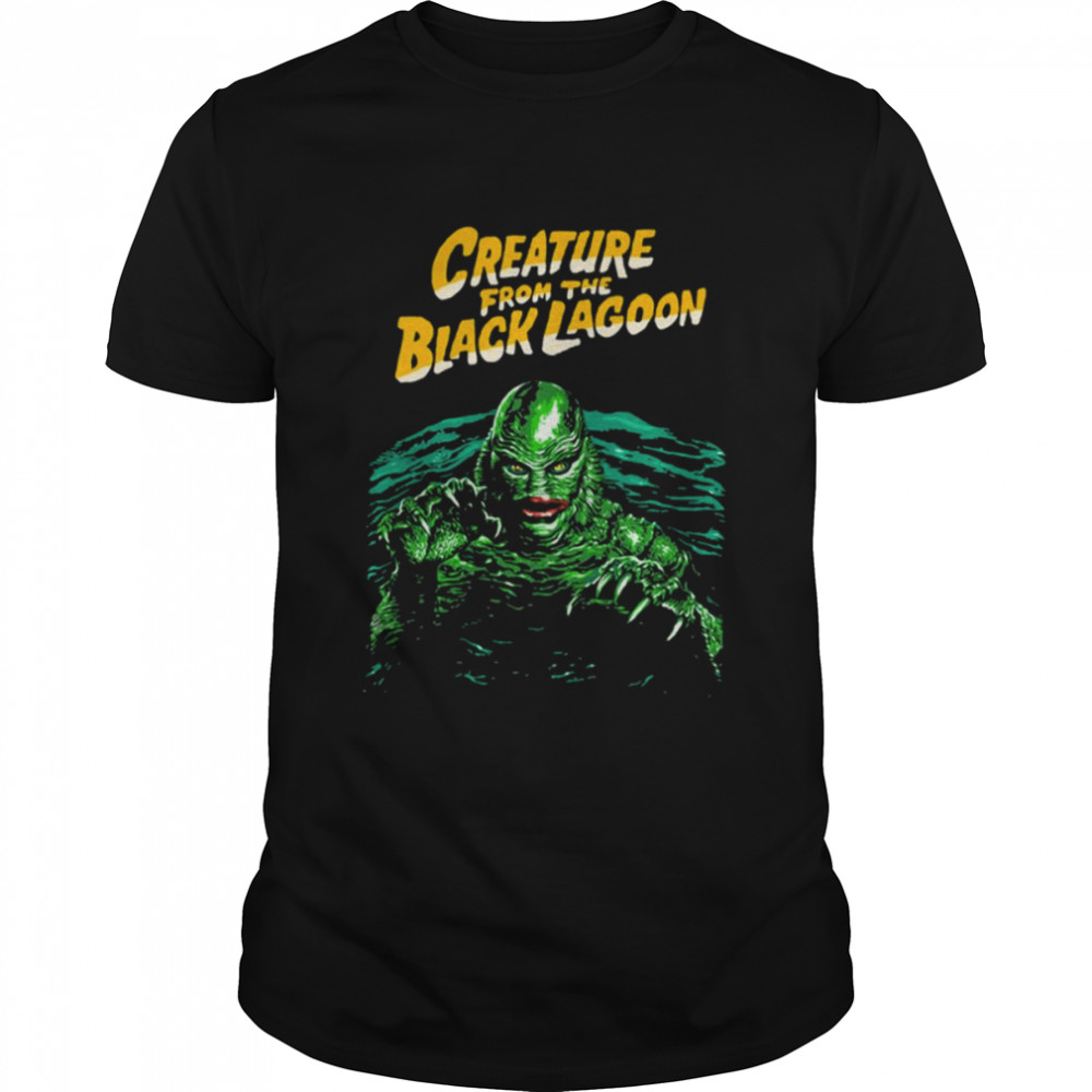 Retro Vintage Creature From The Black Lagoon Halloween Shirt