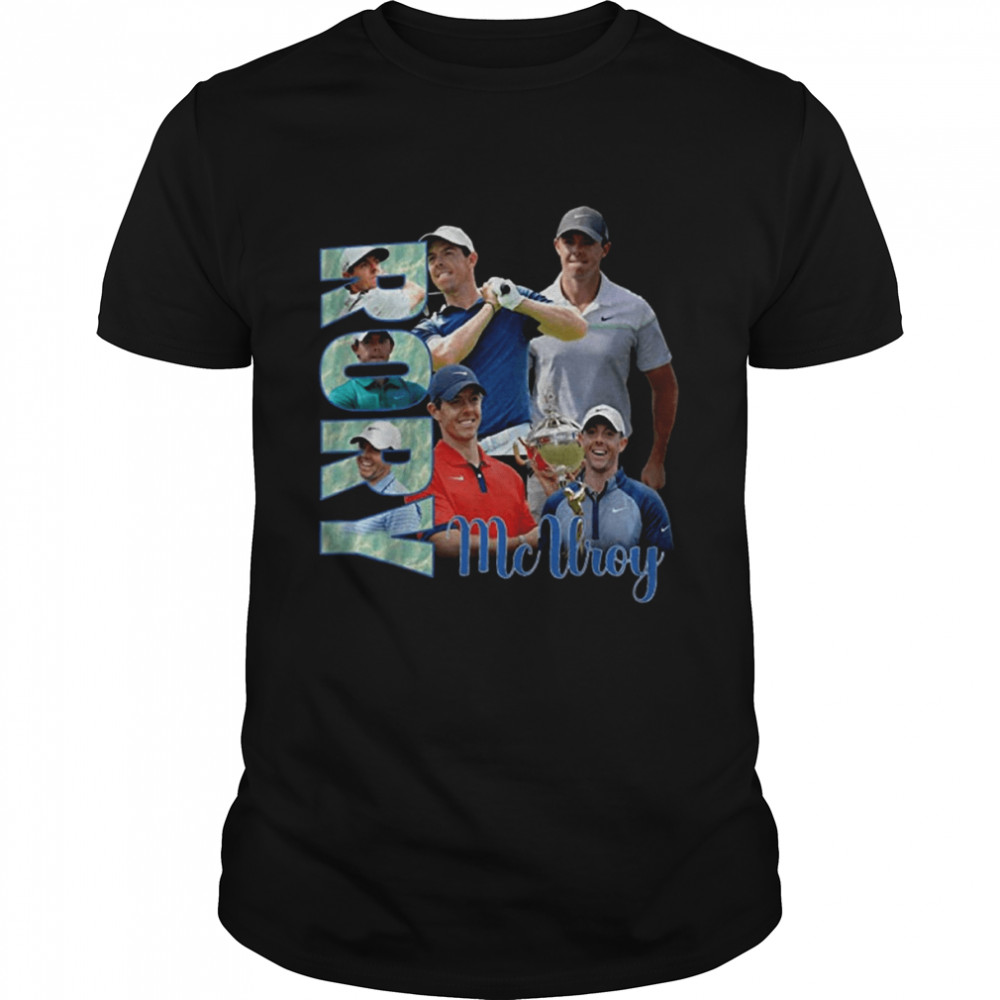 Retro Vintage Rory Mcilro Graphic shirt Classic Men's T-shirt