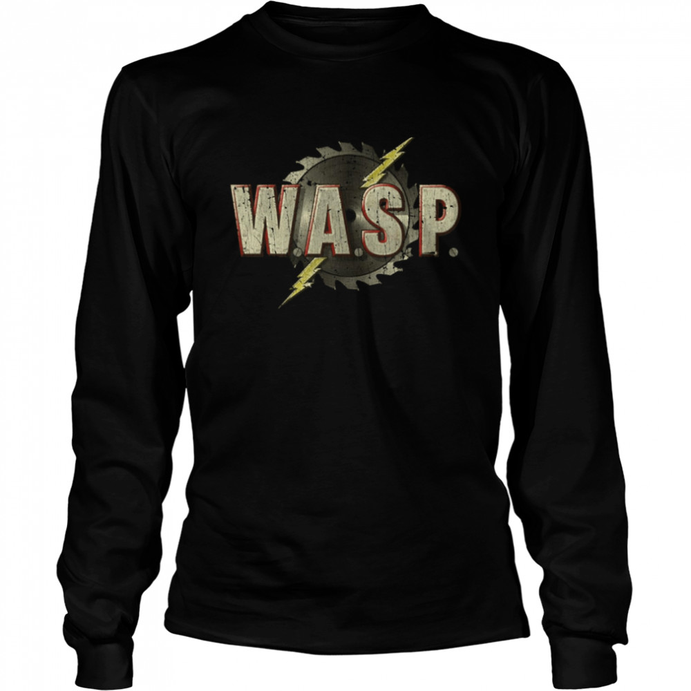Rock Band Wasp Los Angeles 1982 shirt Long Sleeved T-shirt