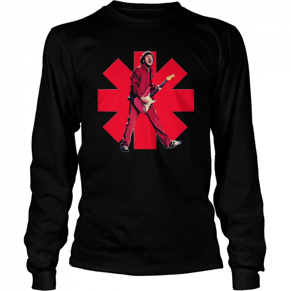 Rock John Frusciante Red Hot Chili Peppers shirt Long Sleeved T-shirt