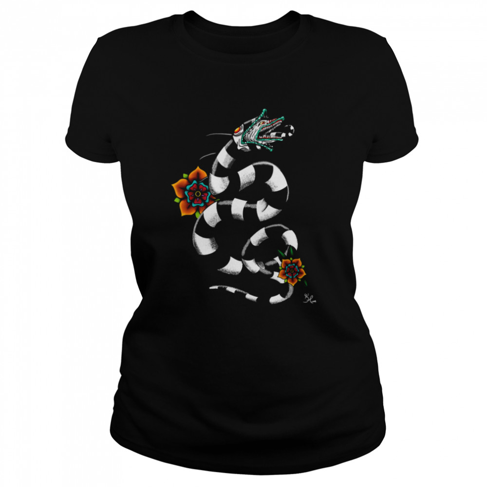 Sandworm Beetlejuice Halloween Movie shirt Classic Women's T-shirt