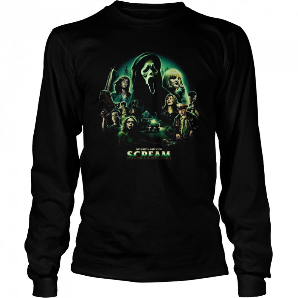 Scream Horror Thriller Movie shirt 2 Scream Horror Thriller Movie shirt Long Sleeved T-shirt
