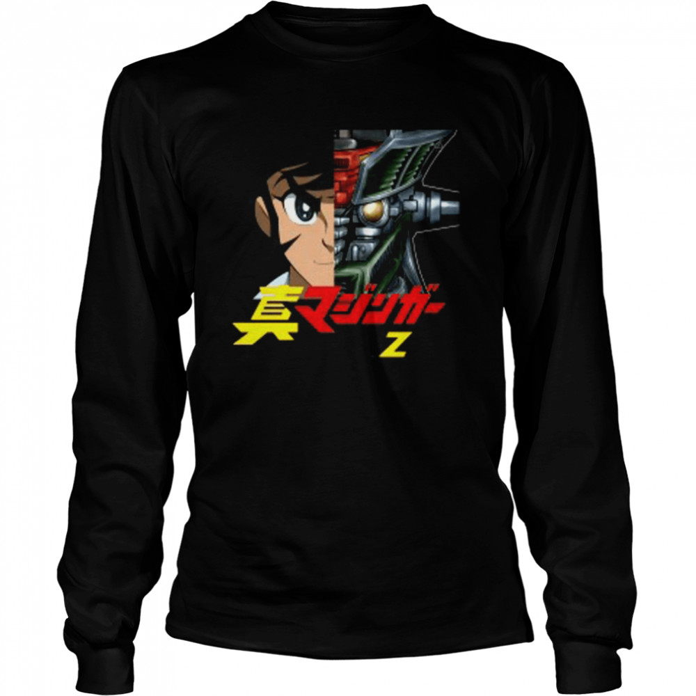 SHIN MAZINGER Z Mecha Anime shirt 2 SHIN MAZINGER Z Mecha Anime shirt Long Sleeved T-shirt