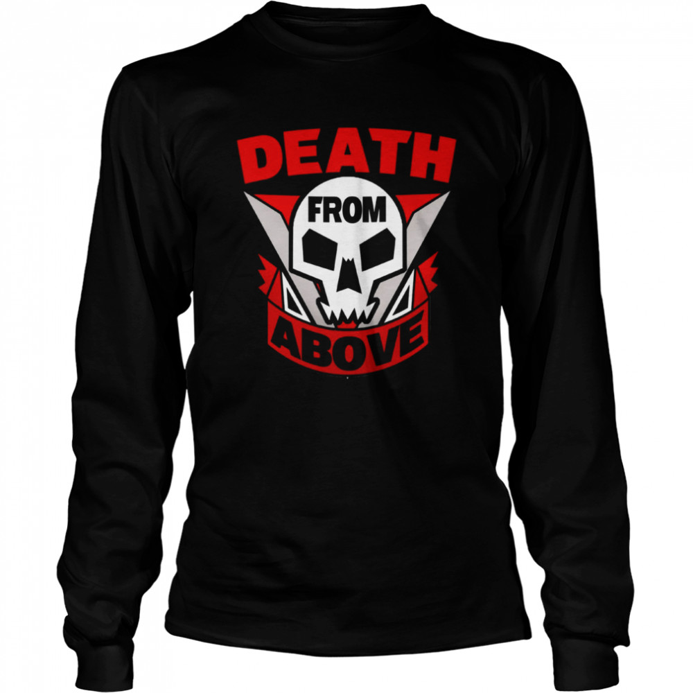 Starship Troopers Death from Above Logo shirt Long Sleeved T-shirt