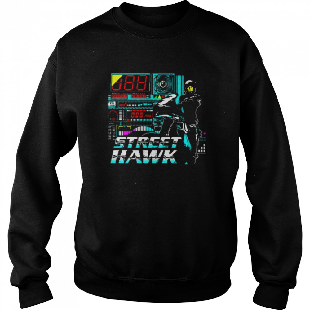 Street Hawk Movie Motorcycle Jump Hero shirt 3 Street Hawk Movie Motorcycle Jump Hero shirt Unisex Sweatshirt