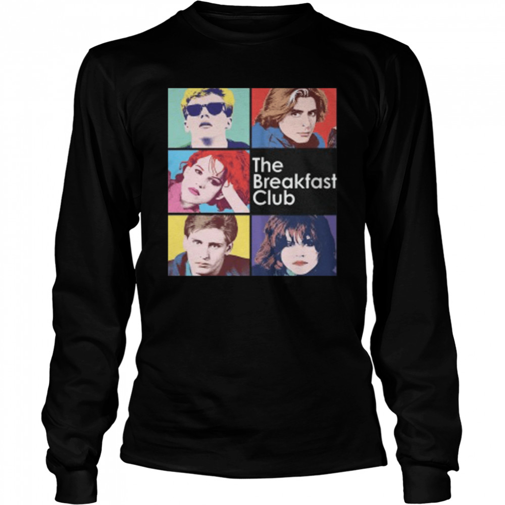 The Breakfast Club 80s Movie Logo shirt Long Sleeved T-shirt