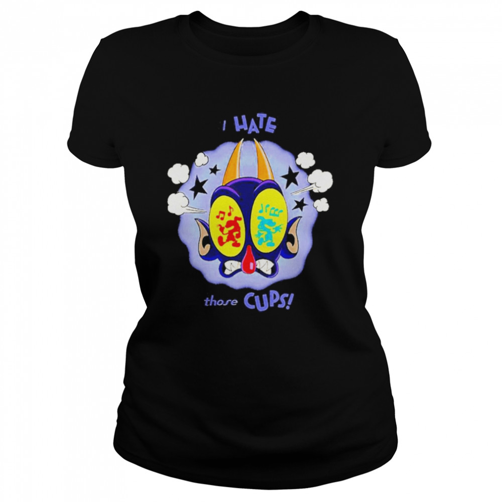 The Cuphead Show The Devil I Hate Those Cups  Classic Women's T-shirt