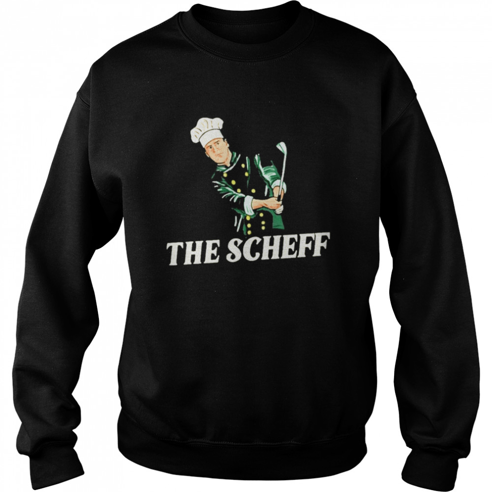 The Scheff Scottie Scheffler Vintage shirt 5 The Scheff Scottie Scheffler Vintage shirt Unisex Sweatshirt