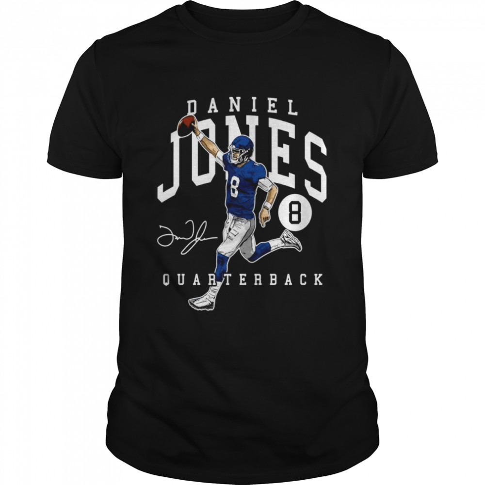 Vintage Daniel Jones #8 Quarterback American Football shirt