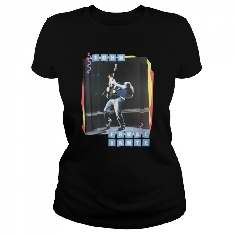 Vintage Guitarist John Frusciante shirt 1 Vintage Guitarist John Frusciante shirt Classic Women's T-shirt