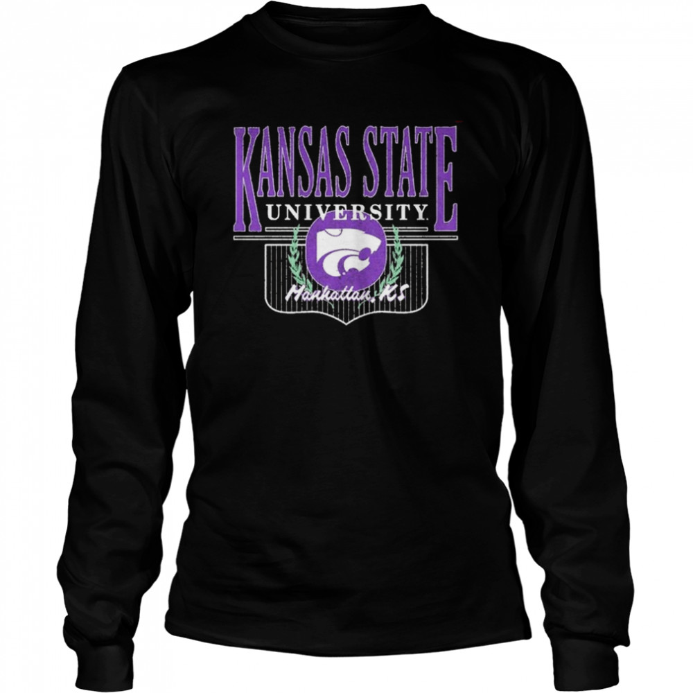 Vintage Kansas State University Emblem T- Long Sleeved T-shirt