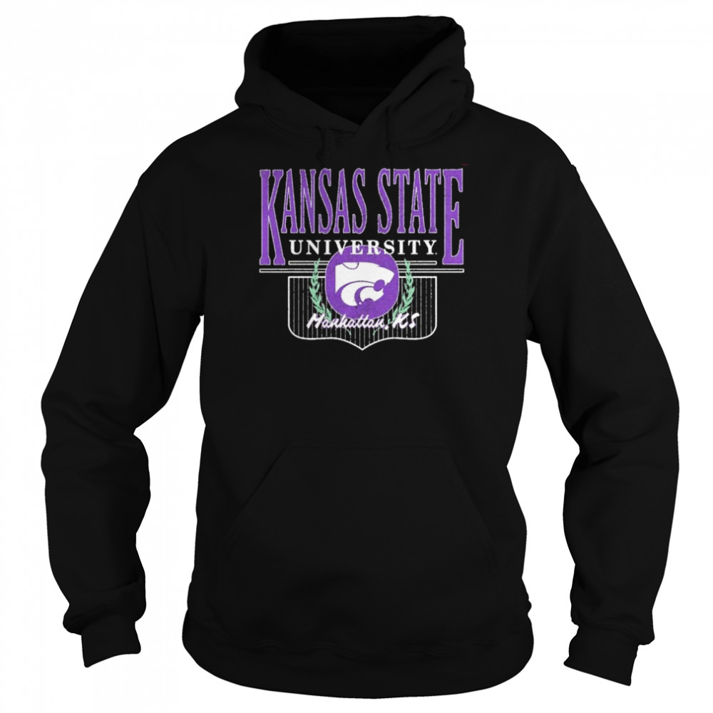 Vintage Kansas State University Emblem T-Shirt 4 Vintage Kansas State University Emblem T- Unisex Hoodie