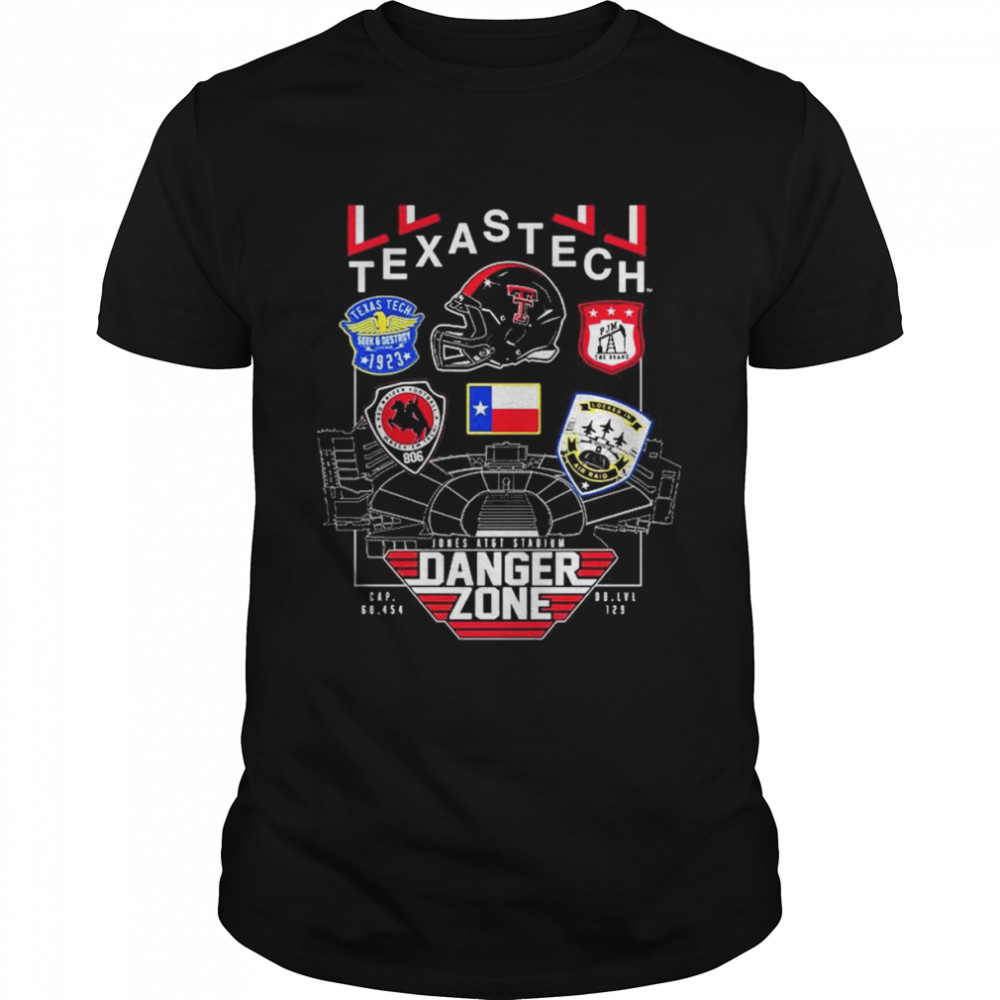 Texas Tech 2022 Top Gun Danger Zone Jones At&t Stadium 2022 shirt